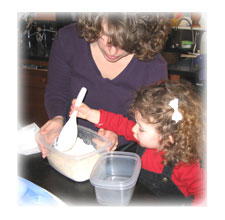 baking with Mom